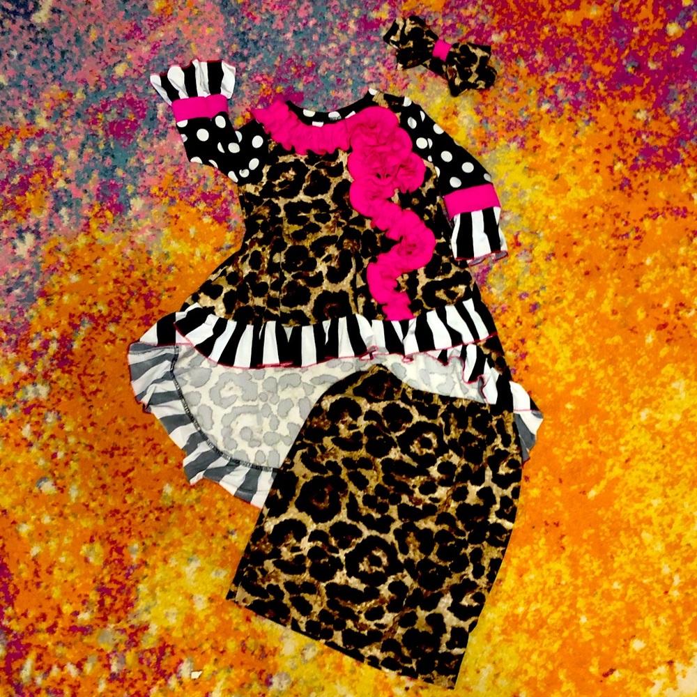 ~RUFFLES N MUDPIES~ girls 3 pc outfit